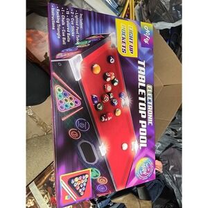Nifty Electronic Tabletop Pool Lights Up 19.8x12x3.1 Inches New Never Opened